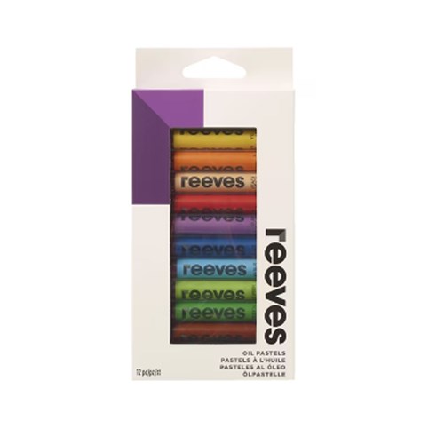 505026 - REEVES OIL PASTELS - SET 12 Artist Colors Set-12